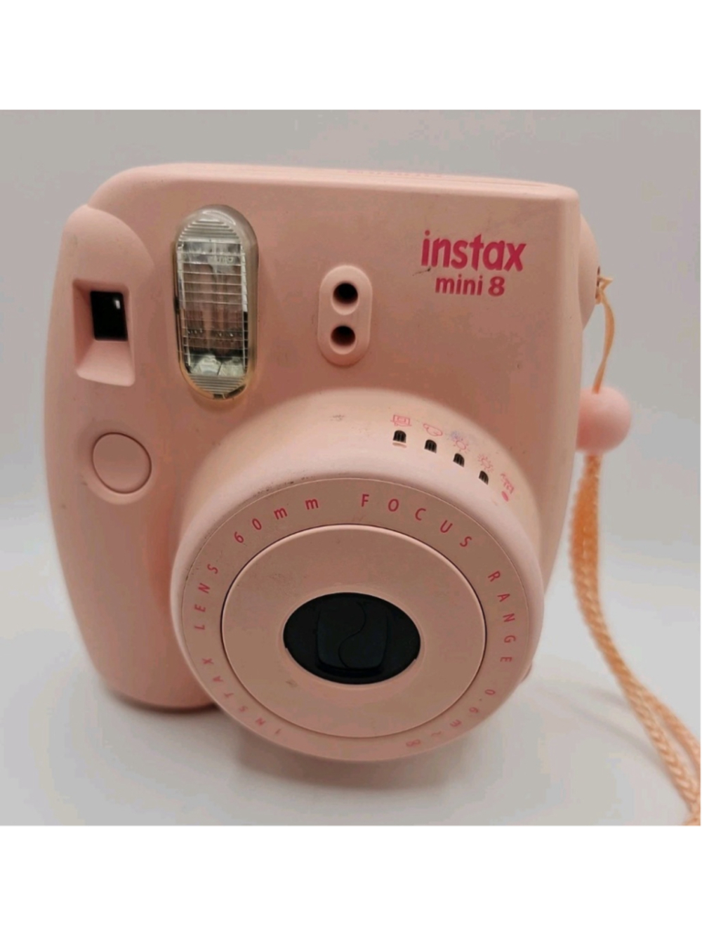 Fujifilm Instax Mini 8 Instant Film Camera Light Pink Tested & Working